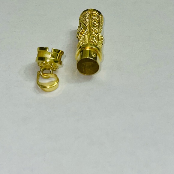 Amazing custom 14k gold vermeil urn cremation jewelry necklace rare unique charm - Picture 2 of 10